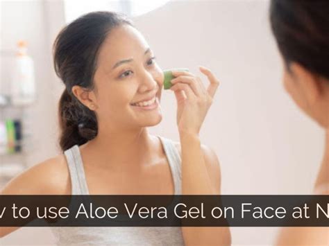 can we apply aloe vera on face daily